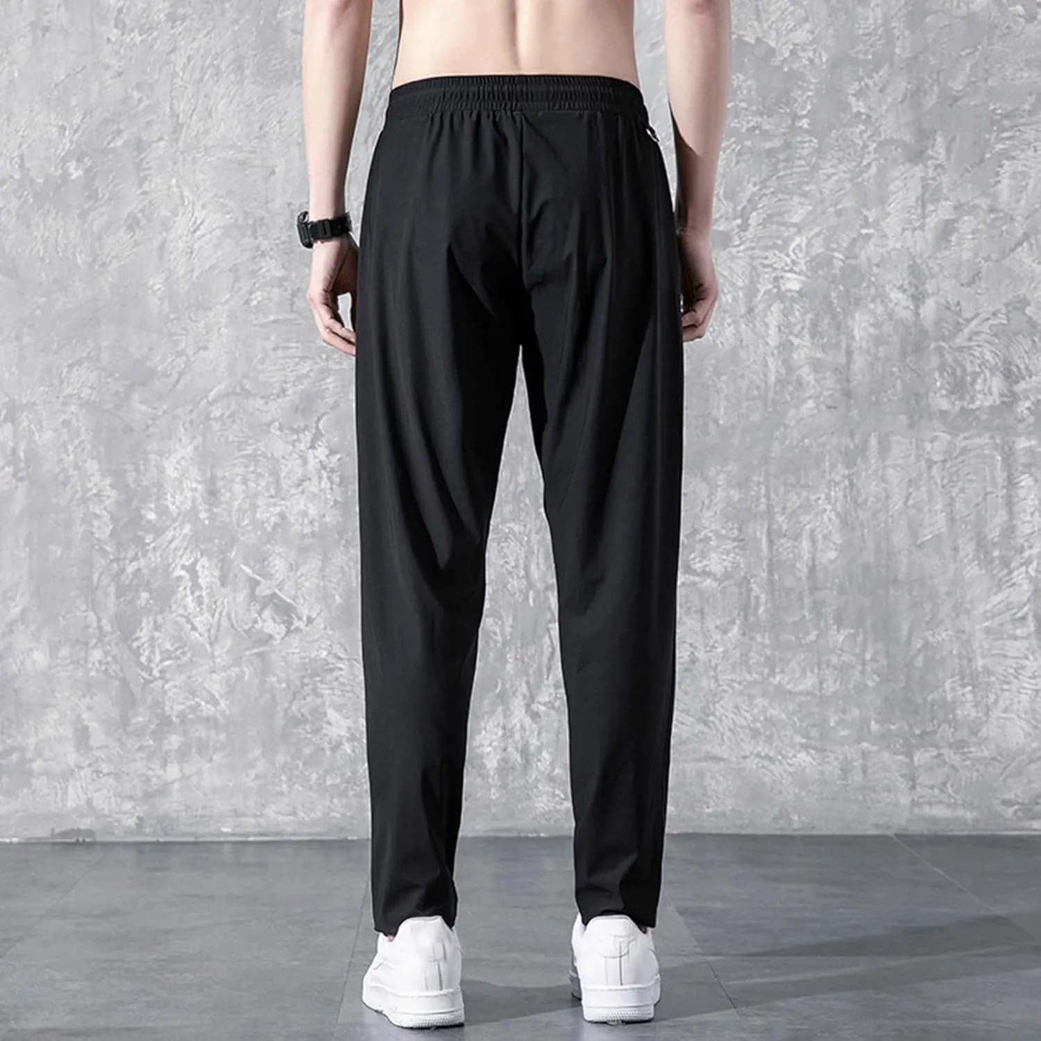 2023 Men's Lightweight Joggers Fleece Cargo Hiking Pants Track Running Workout Sweatpants Travel Golf Casual Outdoor Pants
