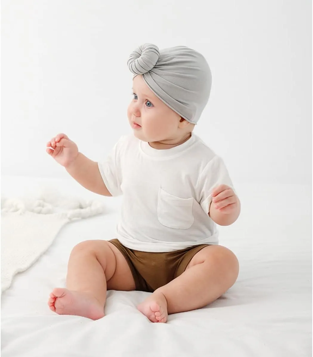 Baby Boys Viscose from Bamboo Clothes Set Infant Toddler Summer 2-Piece Short Sleeve and Pant Set Playwear