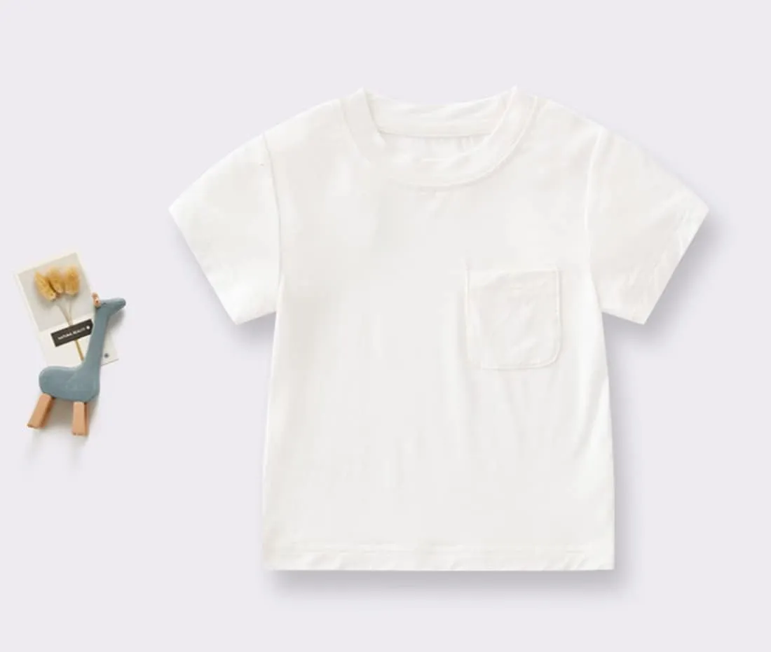 Baby Boys Viscose from Bamboo Clothes Set Infant Toddler Summer 2-Piece Short Sleeve and Pant Set Playwear