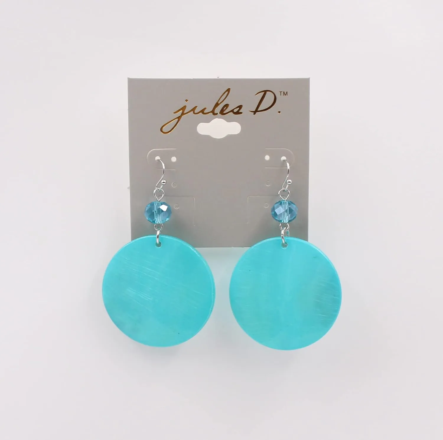 Big Natural Shell Drop Earrings Trendy Fashion Red Green Teal Pendant Dangling Earring for Women