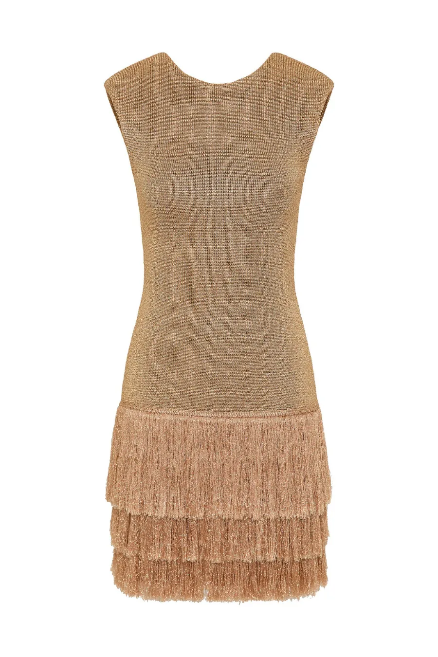 Breeze Knit Mini Dress Rose Gold