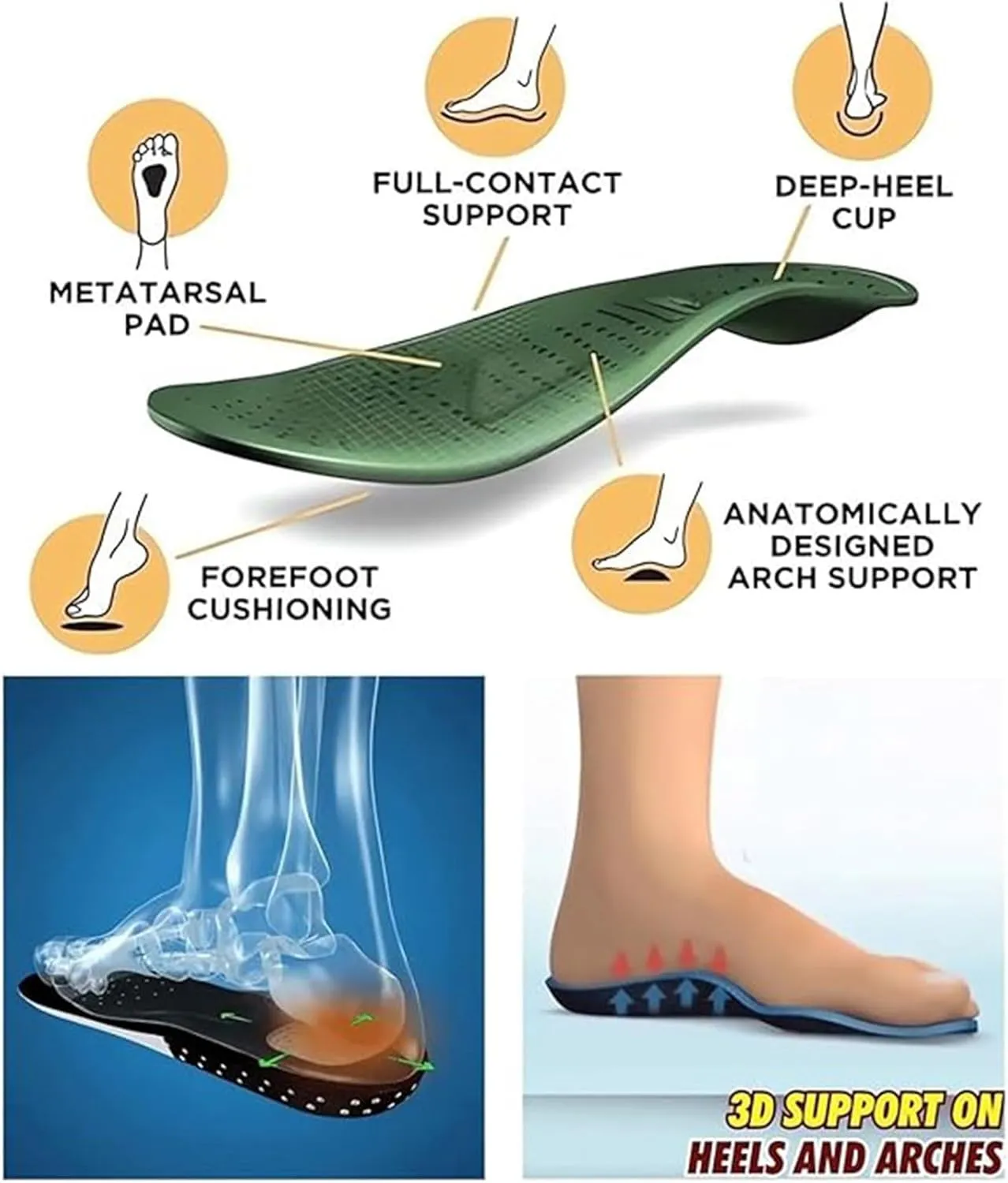 Cathalem Damping Sole Upgradation Stretch Lightweight Sandals, Women Flat Sandals Orthopedic Arch Support Walking Sandals