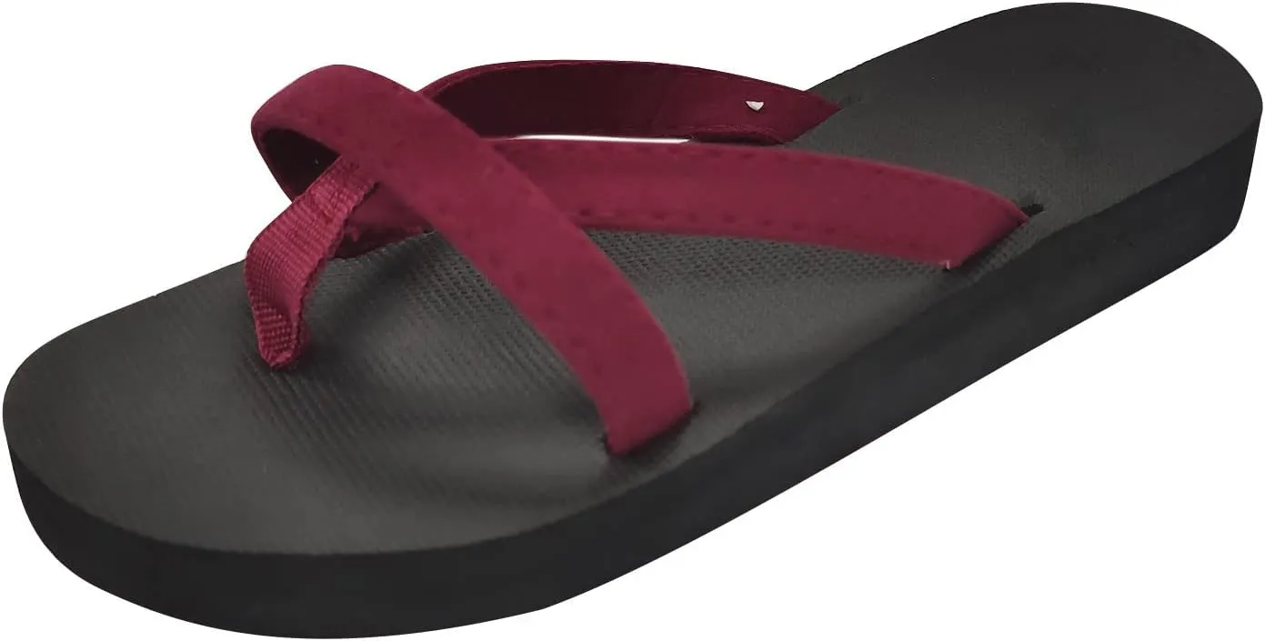 Cathalem Flip Flops for Women, Sandals for Women Dressy Open Toe Flat Sandals Comfortable Beach Flip Flops Shoes