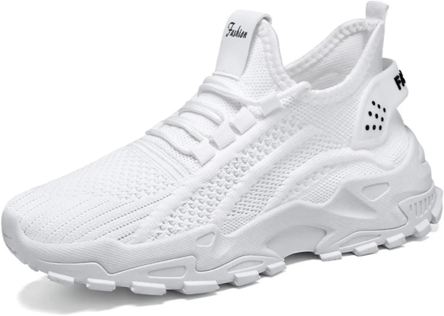 Chunky Sneakers for Women Fashion Platform White Leather Casual Comfortable Wedge Walking Sport Running Slip on Breathable Lightweight Athletic Sports Gym Work Mesh Lace Up Dad Shoes