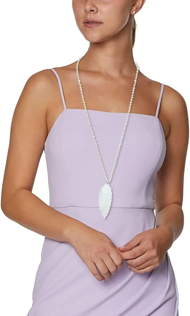 Costume Layered Twisted Gold Pearl Necklace Choker Chunky Glass Statement Pearl Necklace and Earring set, good gift for women Faux pearl necklace set imitation pearl necklace and earring