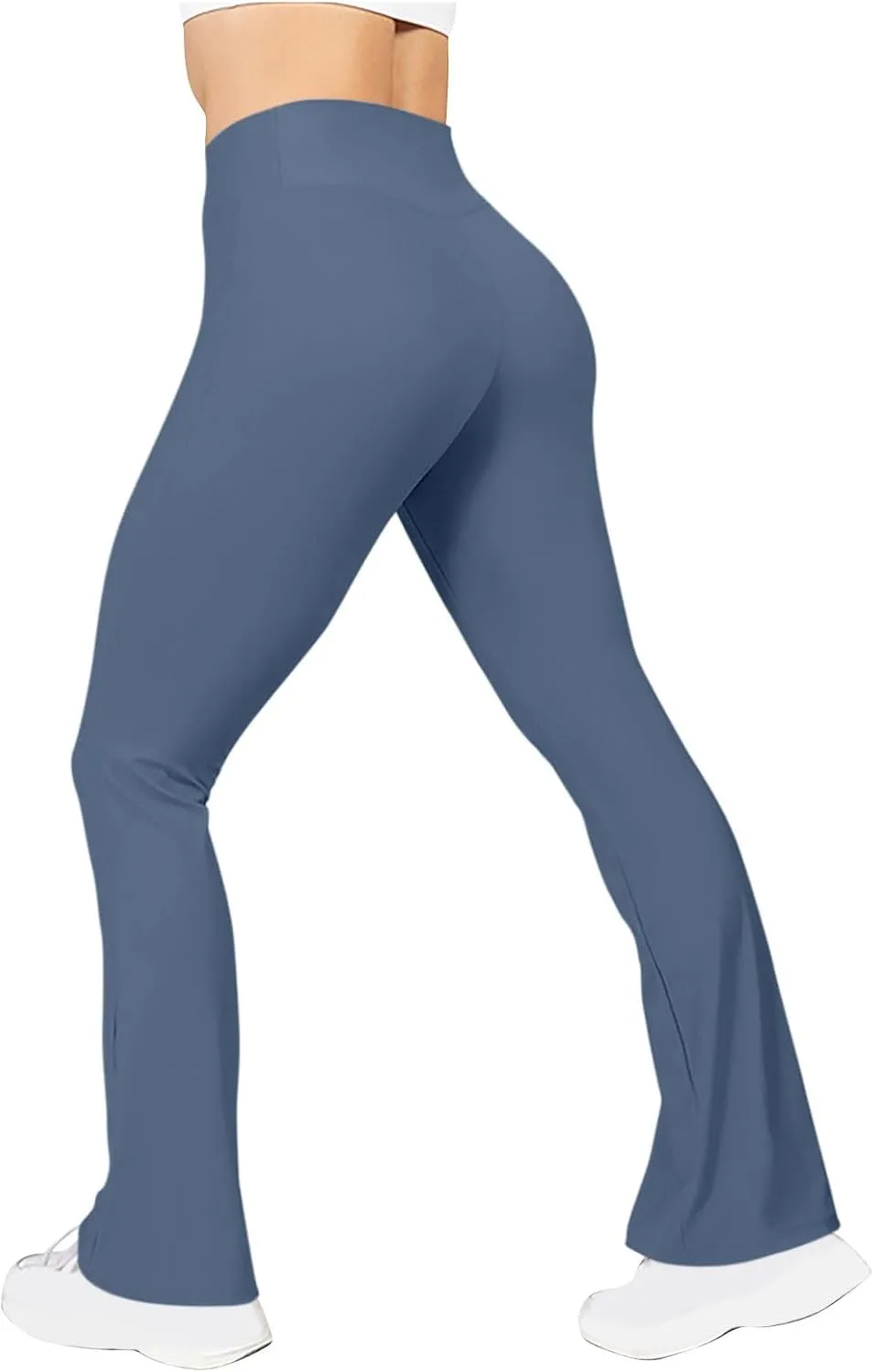 Flare Leggings for Women High Waisted Crossover Yoga Athletic Flared Pants Bootcut Casual Stretch Gym Workout Clothes