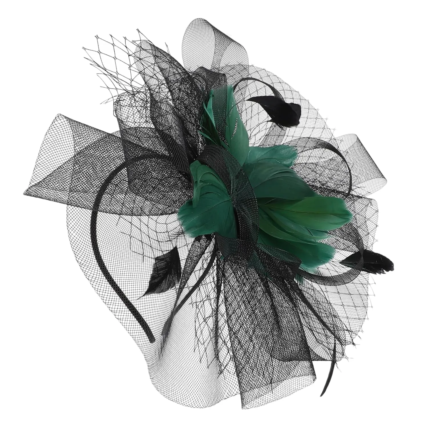 FRCOLOR Tea Party Mesh Headband Fascinators Headpiece for Women Women Hair Accessories Fashion Hair Clip