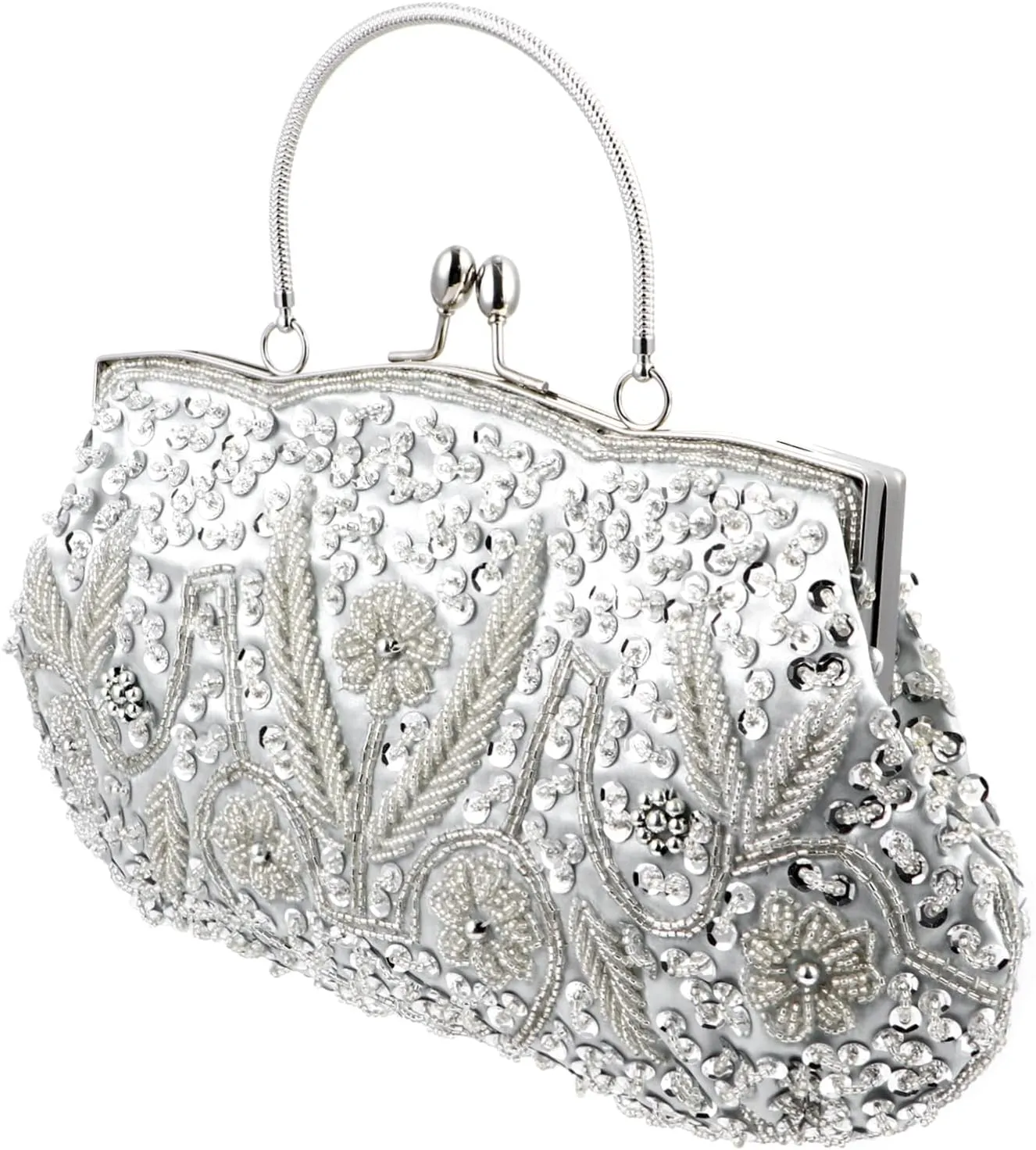 GALPADA 1pc Dinner Bag Evening Handbag Women Party Banquet Bag Handmade Clutch Bag Artificial Pearls Clutch Bag