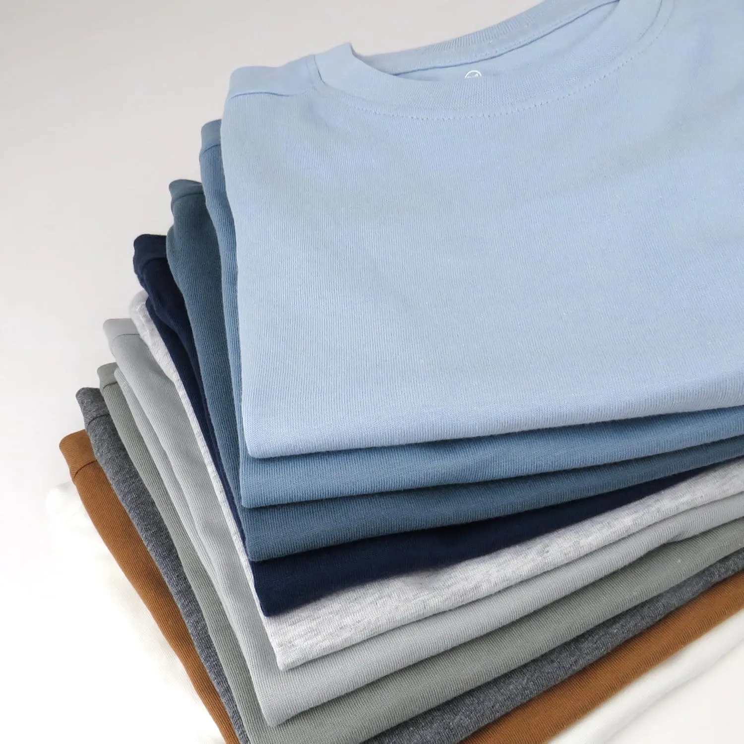 HonestBaby Multipack T-Shirt 100% Organic Cotton Infant Baby, Toddler, Little Kids Boys, Girls, Unisex
