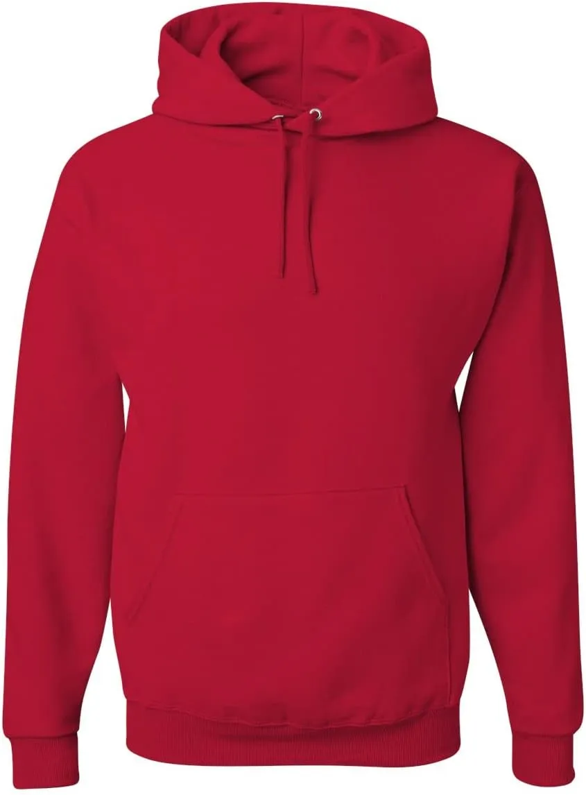 Jerzees Men's NuBlend Hooded Pullover Sweatshirt- XL True Red
