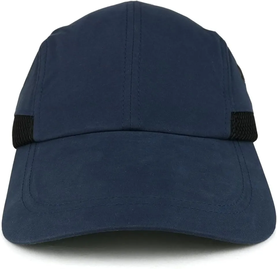 Lightweight UV 50  UPF Cool Crown Mesh Lined Sunshield Long Bill Cap