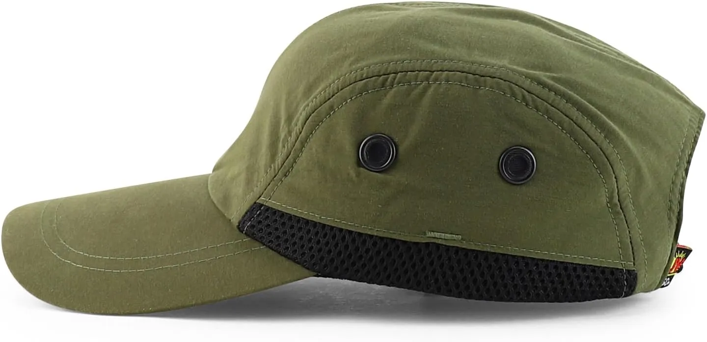 Lightweight UV 50  UPF Cool Crown Mesh Lined Sunshield Long Bill Cap