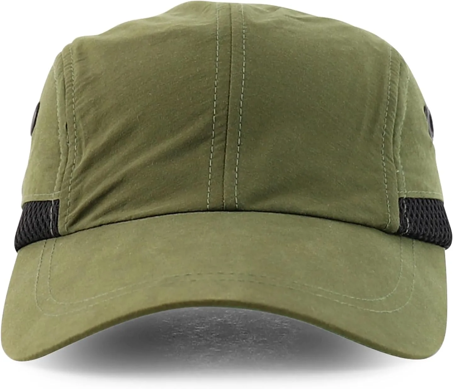 Lightweight UV 50  UPF Cool Crown Mesh Lined Sunshield Long Bill Cap