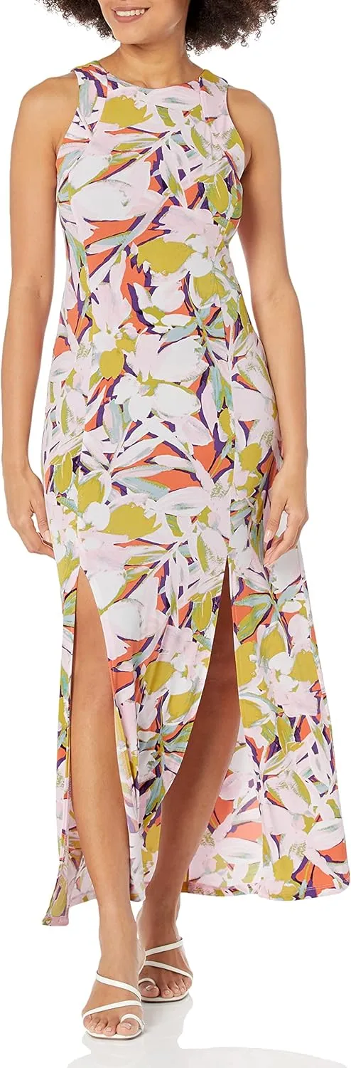 London Times Women's Dual Slit Maxi Dress Vacation Occasion Event Guest of