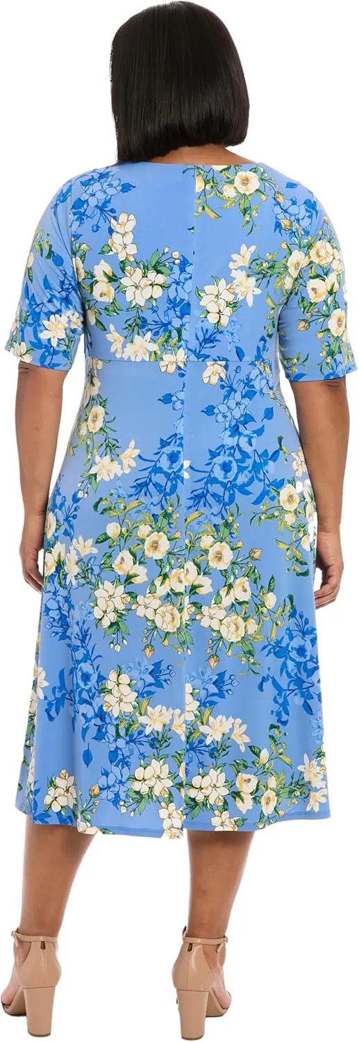 London Times Women's Ref Body T6564m with Bodice Pleats at Neck from T4470m