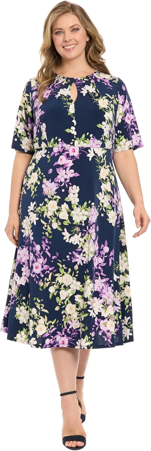 London Times Women's Ref Body T6564m with Bodice Pleats at Neck from T4470m