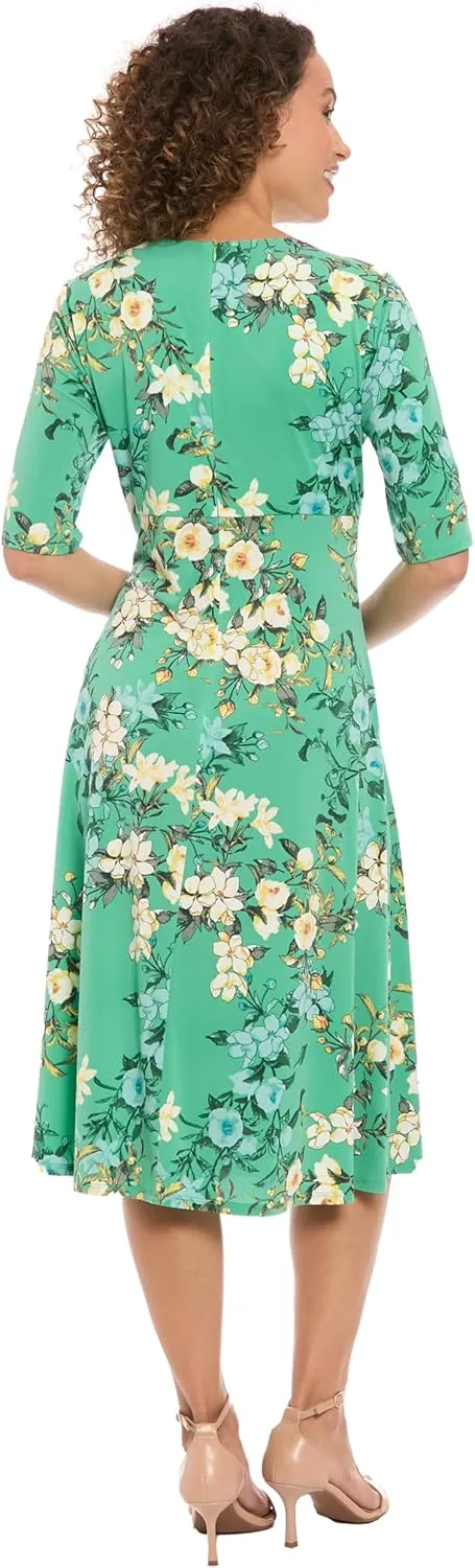 London Times Women's Ref Body T6564m with Bodice Pleats at Neck from T4470m