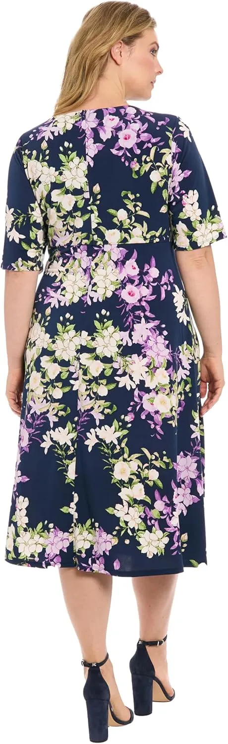 London Times Women's Ref Body T6564m with Bodice Pleats at Neck from T4470m