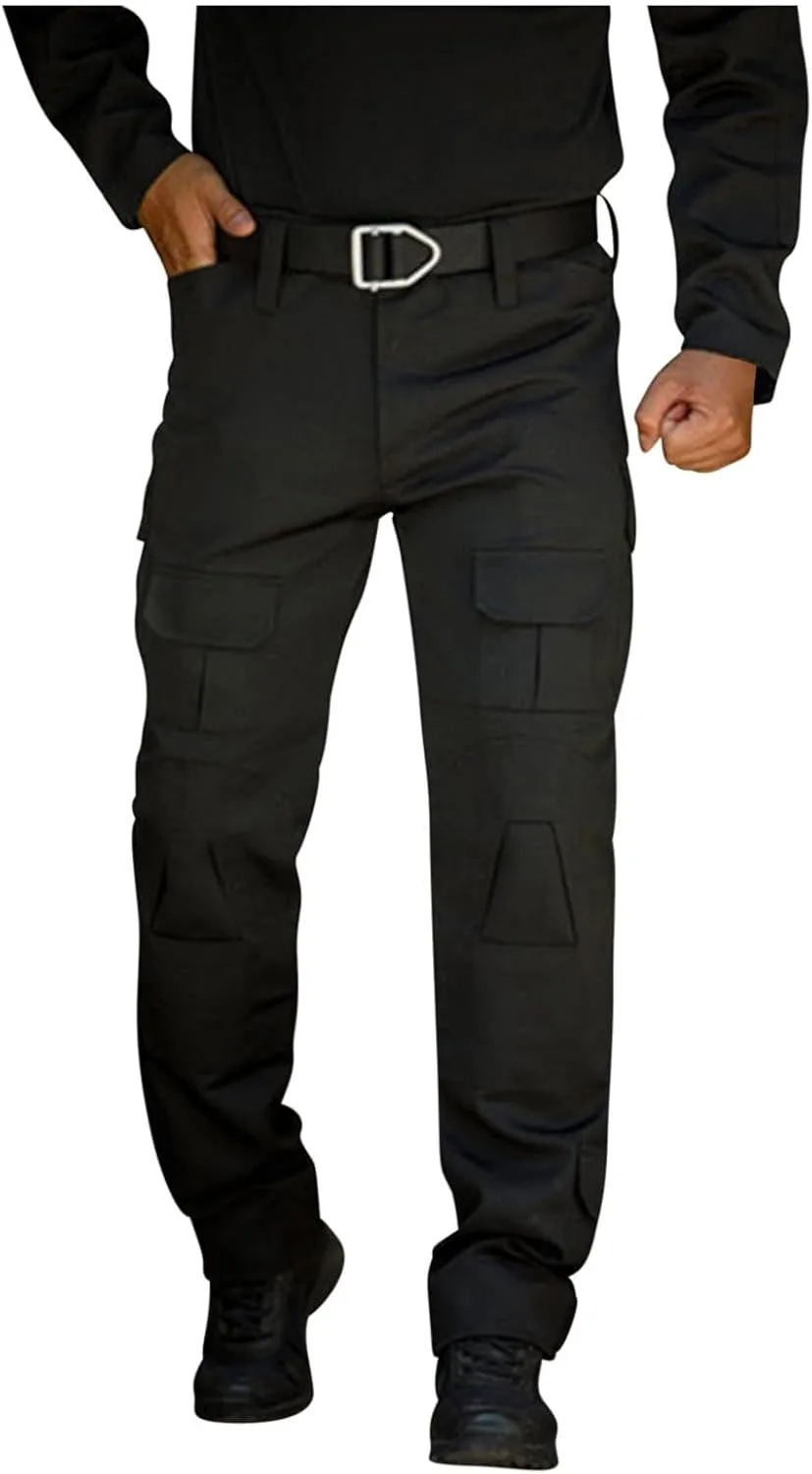 Mens Tactical Cargo Pants Outdoor Hiking Pants Casual Stretch Training Mountain Pants with Multi Pockets