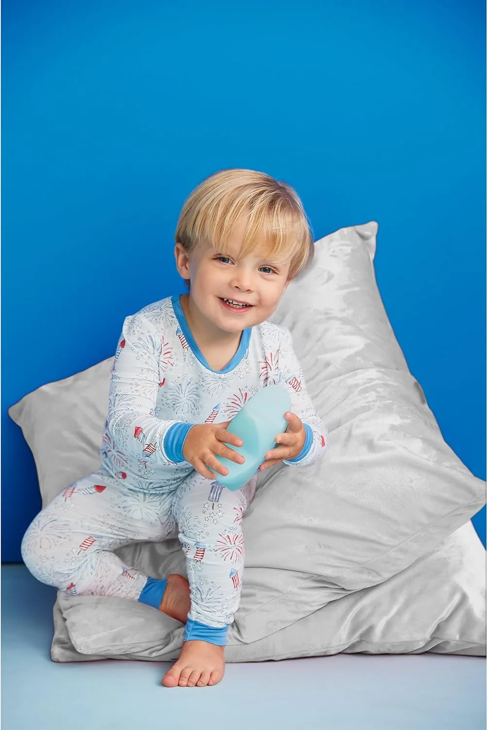 Mud Pie Boys Firework Glow Pjs