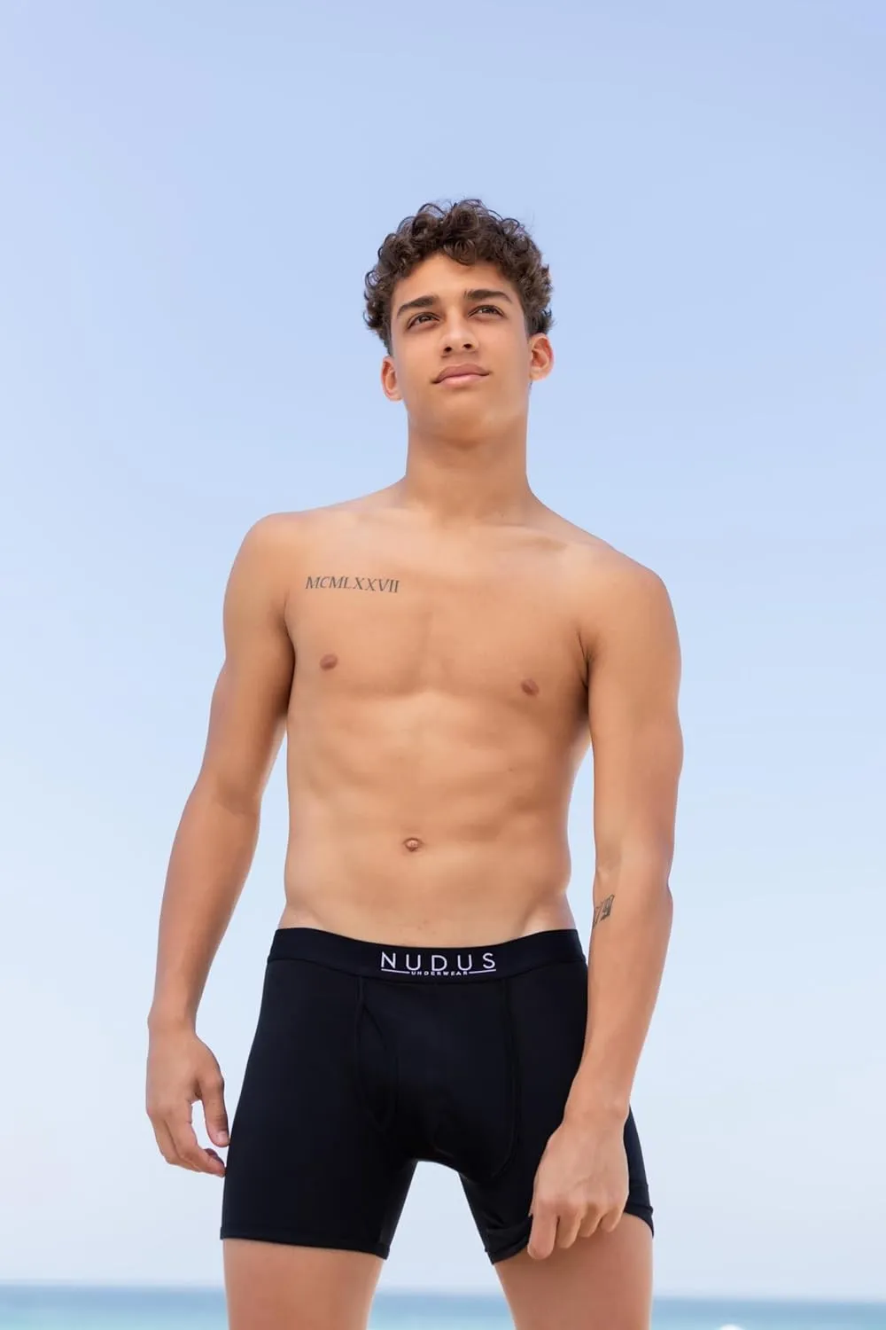 NUDUS Men's Stylish Bamboo Rayon Soft Underwear With Fly - Pack Of 4 Gift Box