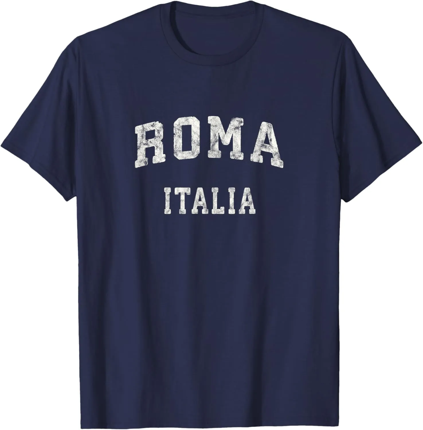 Rome Italy T-Shirt Vintage Roma Italia Sports Design Tee T-Shirt