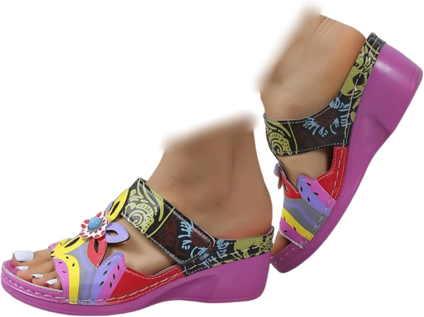 Sandals Women Dressy Summer Flat Cute Casual Beach Shoes Orthopedic Sandals Comfort Arch Support Orthotic Flip Flops