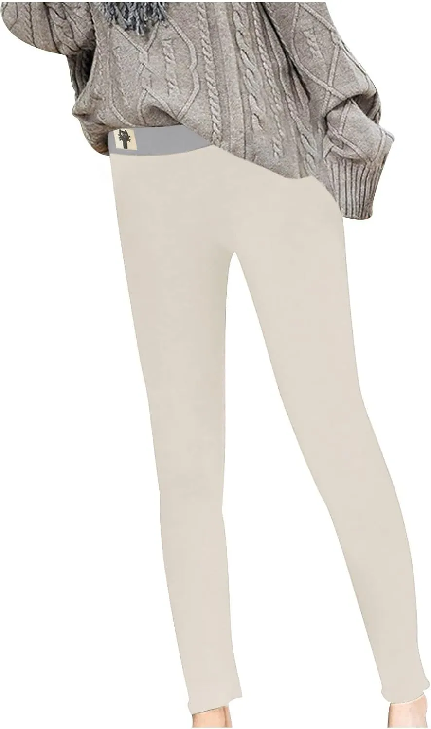 Tights for Women Tops Yoga Drawstring Ultra Light Thermal Baselayer Legging Pant Winter Leggings