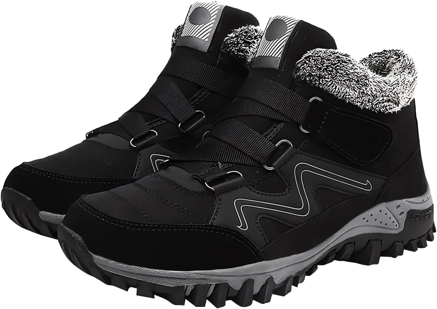 Waterproof Snow Boots for Women Cute Winter Walking Boots for Women Waterproof Winter Ankle Shoes for Women Waterproof Snow Wide Width Winter Boots for Woman Botas De Nieve Para Mujer Talla 4