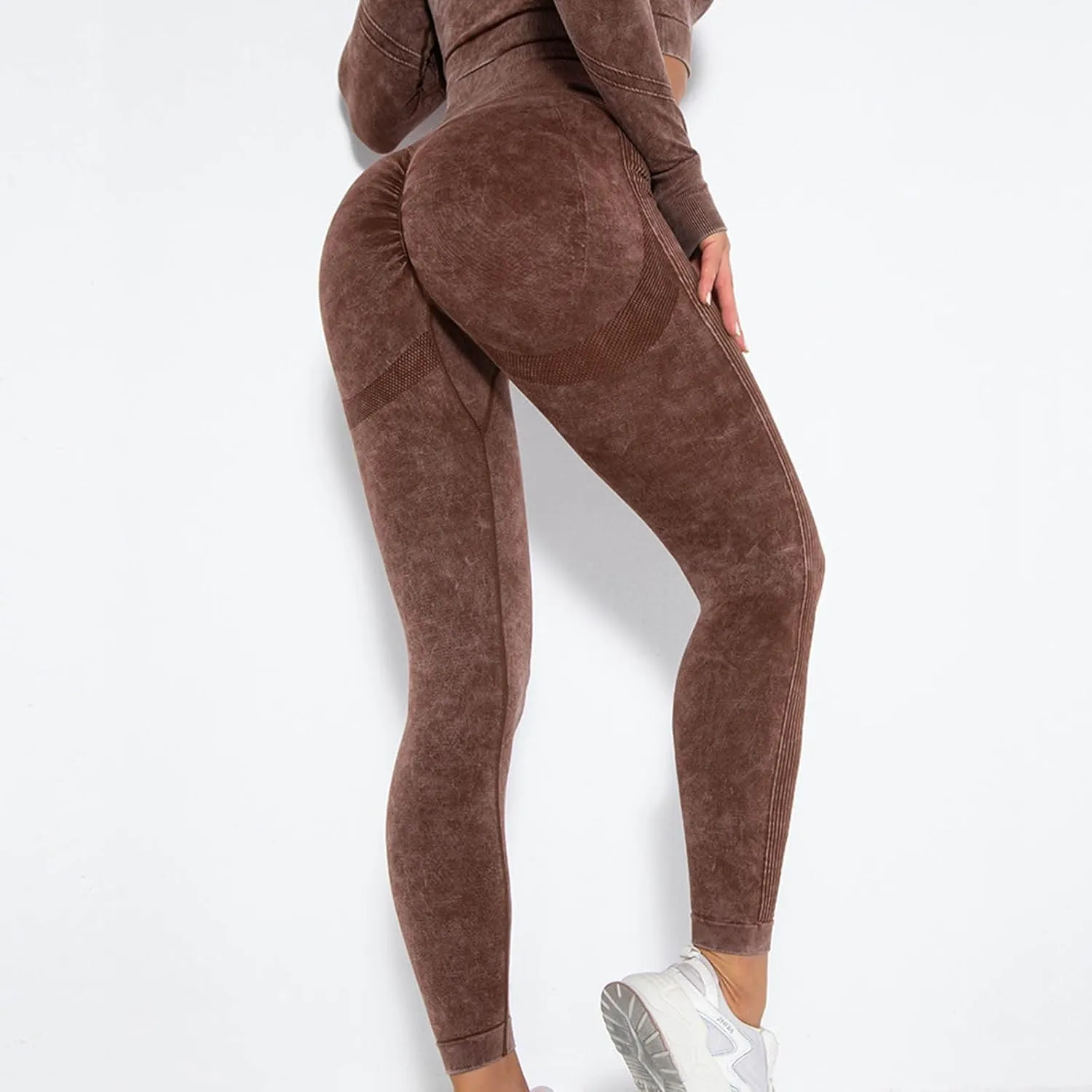 Women High Waisted Yoga Pants Tummy Control Leggings Stretch Workout Pants Cozy Gym Pants Hiking Trouser Lounge Pants