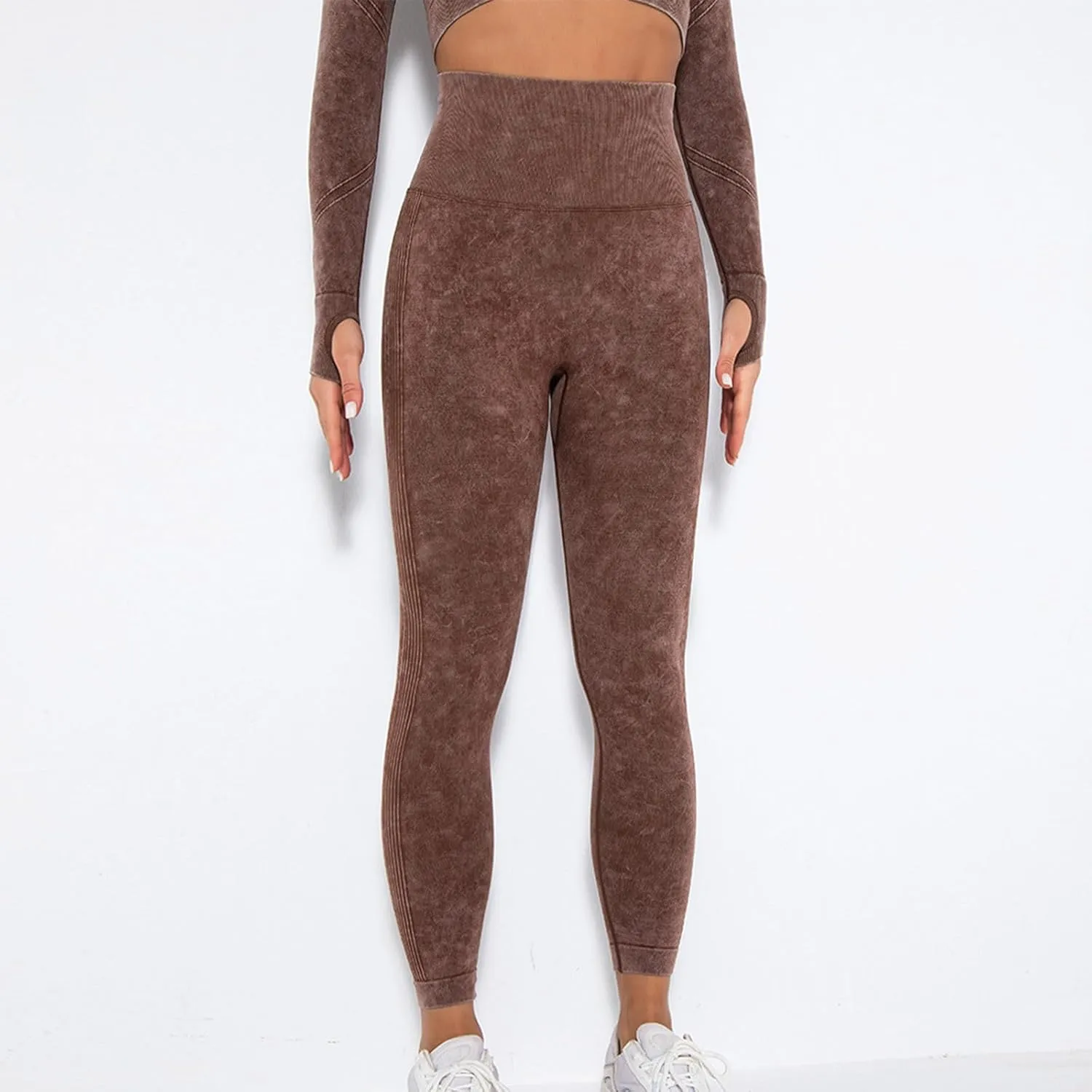 Women High Waisted Yoga Pants Tummy Control Leggings Stretch Workout Pants Cozy Gym Pants Hiking Trouser Lounge Pants