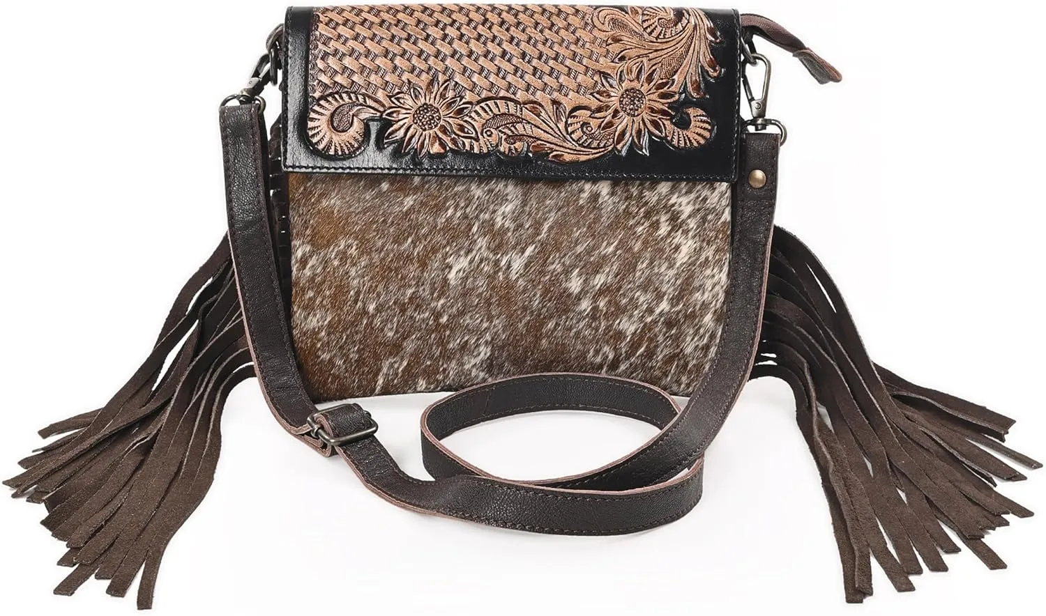 Women Natural Cowhide Leather Hand Bag With Adjustable Detachable Strap Leather Massenger Handbag Purse Sling Bag