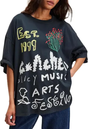 Women Y2k Oversized Summer Tops Cute Fruit Loose Fit Vintage T Shirts Crew Neck Aesthetic Graphic Short Sleeve