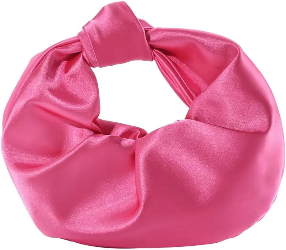 Womens Crescent Evening Banquet Clutch Elegant Pleated Cloud Purse Handbag Ladies Small Tote Bag for Wedding Party