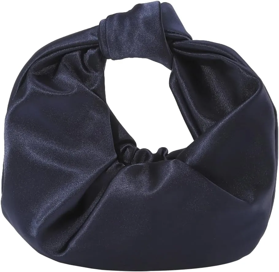 Womens Crescent Evening Banquet Clutch Elegant Pleated Cloud Purse Handbag Ladies Small Tote Bag for Wedding Party