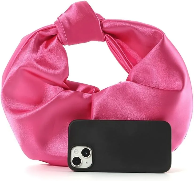 Womens Crescent Evening Banquet Clutch Elegant Pleated Cloud Purse Handbag Ladies Small Tote Bag for Wedding Party