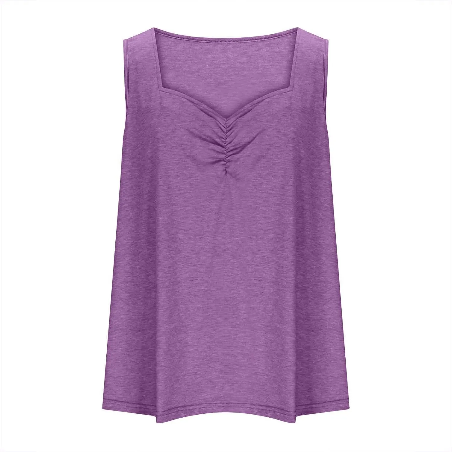 Womens Plus Size Henley Tank Tops Solid Color Summer Sleeveless T-Shirts Tops Casual Button Down Tunics Shirts Tees