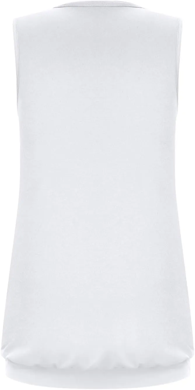 Women??s Shirt Ruffled Square Collar Tank Tops Solid Floral Printed Summer Casual Wrinkled Loose Fit Sleeveless Shirts