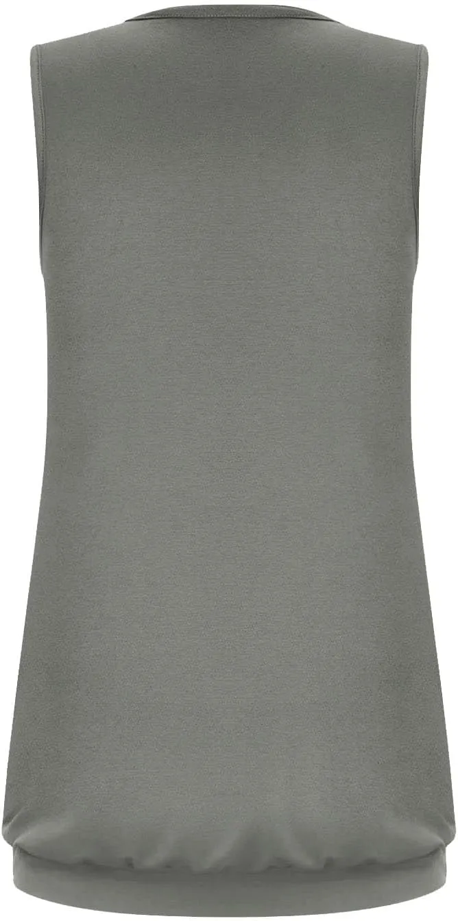 Women??s Shirt Ruffled Square Collar Tank Tops Solid Floral Printed Summer Casual Wrinkled Loose Fit Sleeveless Shirts