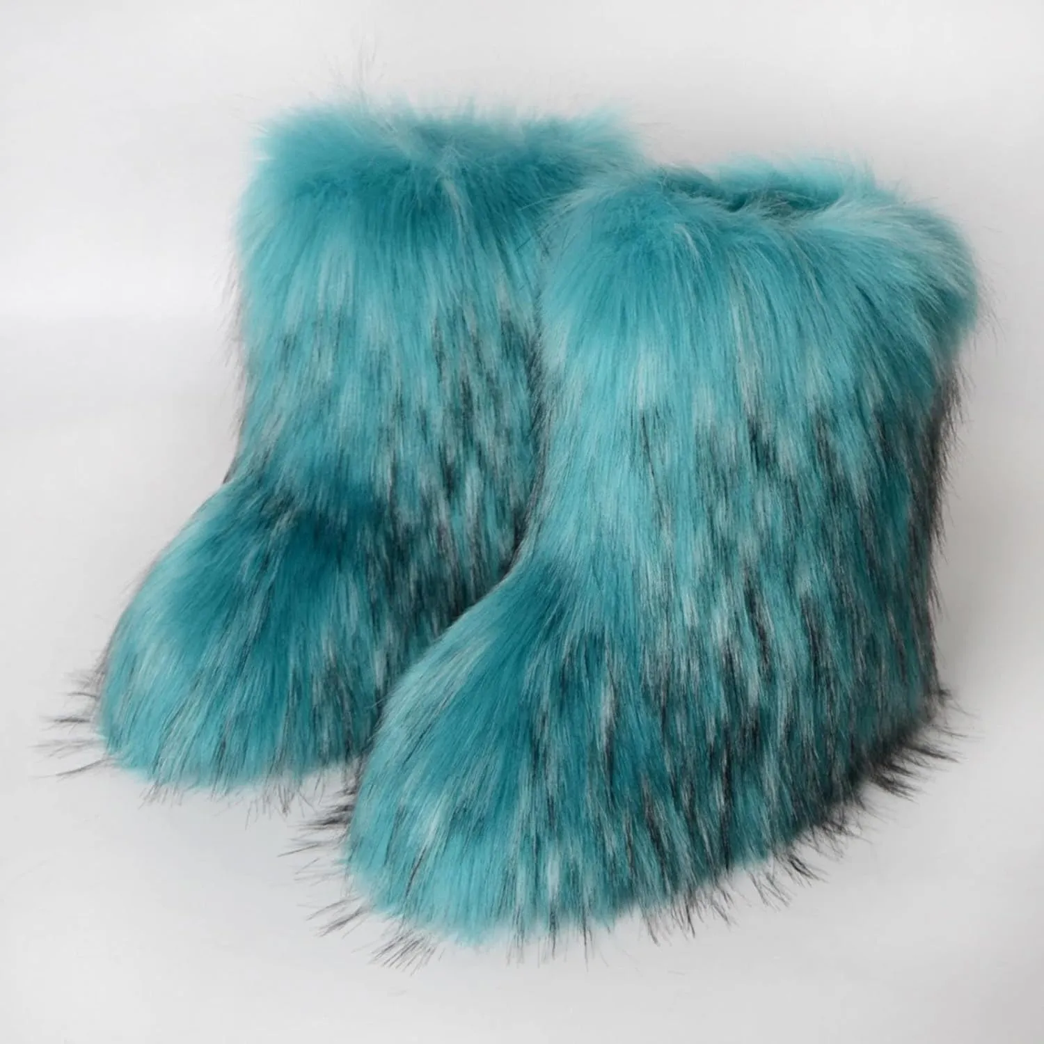 Women's Snow Boots Waterproof Winter Boots Womens Winter Duck Boots Waterproof Cold Weather Snow Boots Winter Ankle Boots for Women Fuzzy Womens Snow Shoes with Poles Womens Winter Ankle Booties